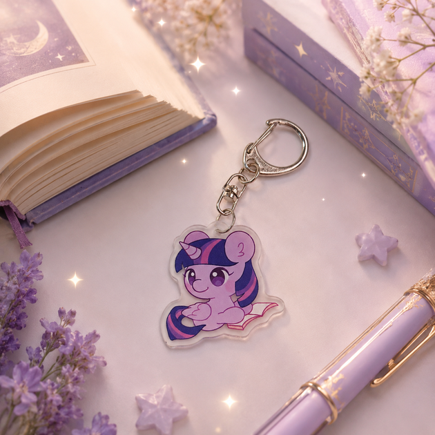 Акриловый брелок Искорка, My Little Pony 4х4 см - изображение 5