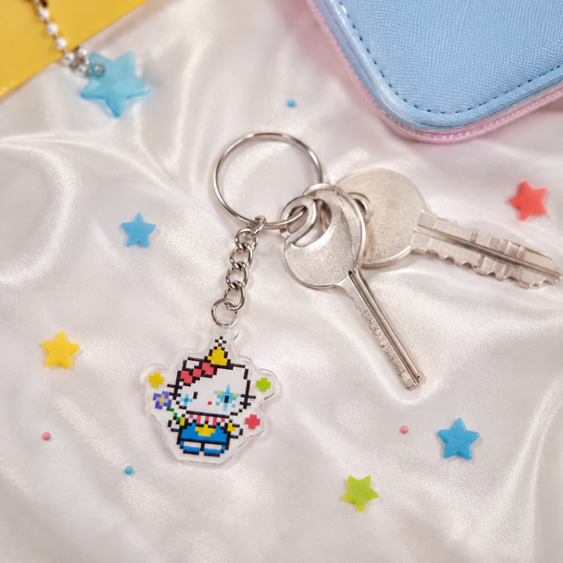 Акриловий брелок Hello Kitty (Хеллоу Кітті) піксельний 3×2 см 011 - Фото 5 Акриловий брелок Hello Kitty (Хеллоу Кітті) піксельний 3×2 см 011 - зображення 5