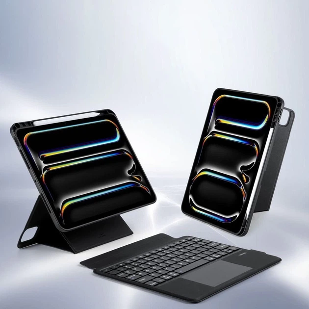 Чохол Dux Ducis DK з бездротовою клавіатурою для iPad Pro 11" (2024) Black (6934913005088) - Фото 3 Чохол Dux Ducis DK з бездротовою клавіатурою для iPad Pro 11" (2024) Black (6934913005088) - зображення 3