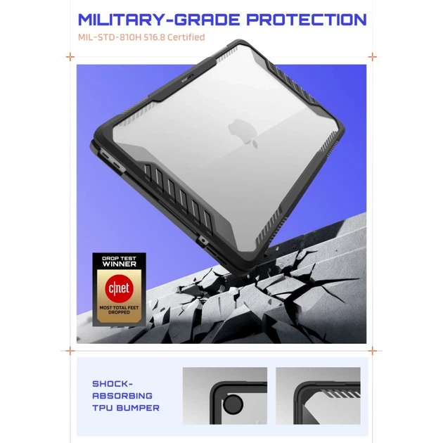 Чехол Supcase Unicorn Beetle Pro для MacBook Neo 13 2026 Black/Clear (843439161412) - изображение 4