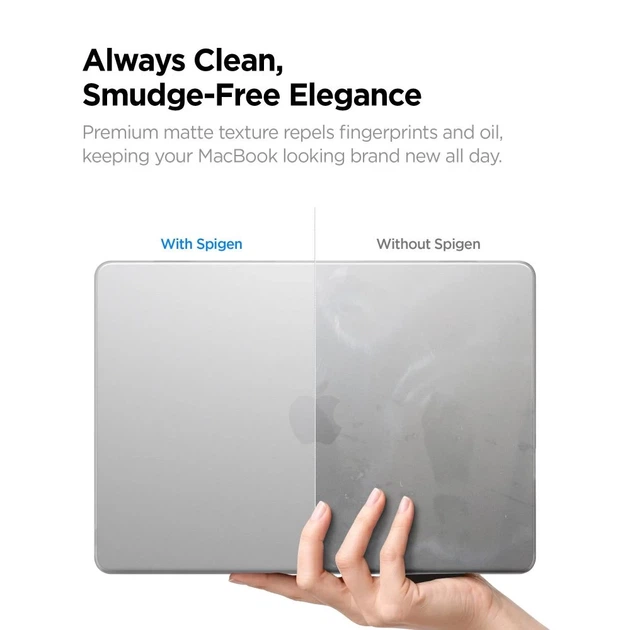 Etui Spigen AirSkin do MacBook Air 13 M2-M5 2023-2026 Clear (8800337246636) - obraz 8