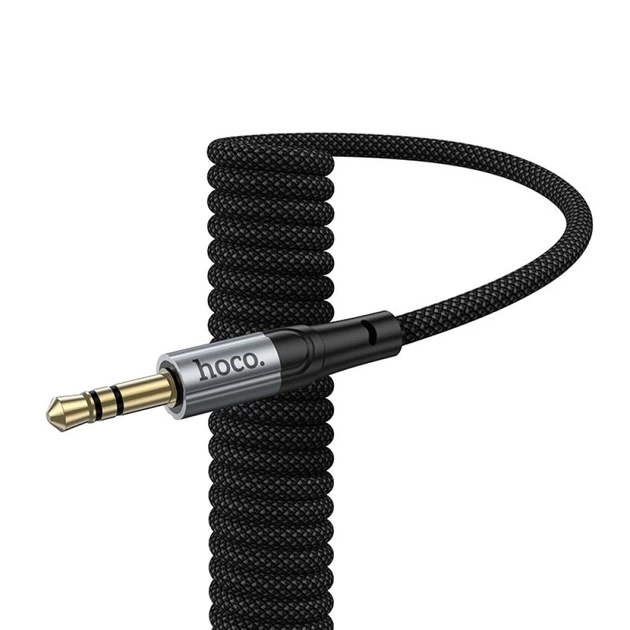 Кабель AUX Hoco UPA33 Jack 3.5 mm 1.5 м Black (6942007663793) - Фото 5 Кабель AUX Hoco UPA33 Jack 3.5 mm 1.5 м Black (6942007663793) - изображение 5