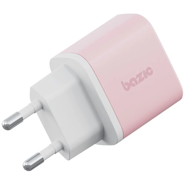 Ładowarka sieciowa Energea Bazic GoPort Velox Kit USB-C/USB-A GaN 35W z kablem Pink (8885020102574) - obraz 3