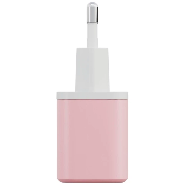 Ładowarka sieciowa Energea Bazic GoPort Velox Kit USB-C/USB-A GaN 35W z kablem Pink (8885020102574) - obraz 6