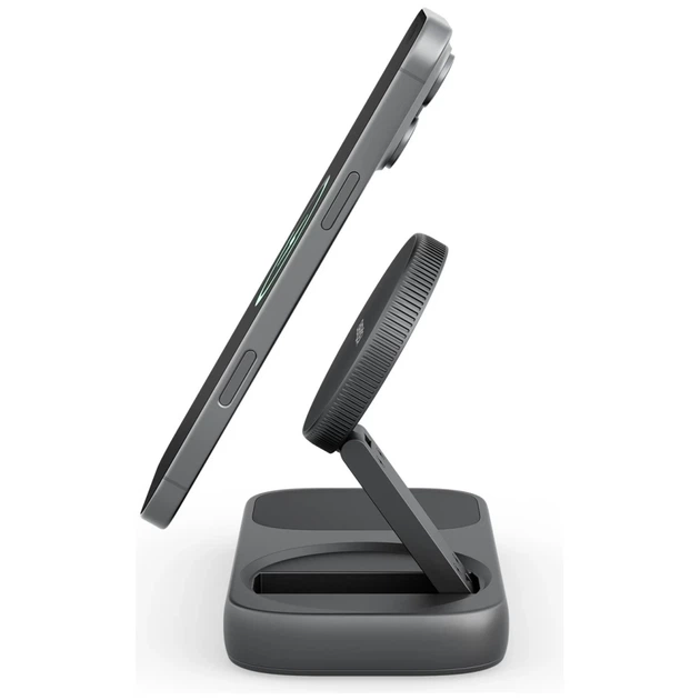 Док-станція Energea WiDock Plus 7в1 USB-C 3.1 з Qi2 Gunmetal (WIDOCK-PLU71-GUN) - зображення 3