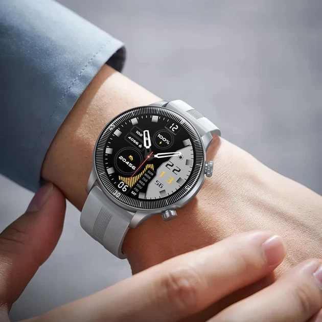 Смарт-годинник Hoco Y31 1.46" TFT IP67 Silver (6942007654104) - зображення 4