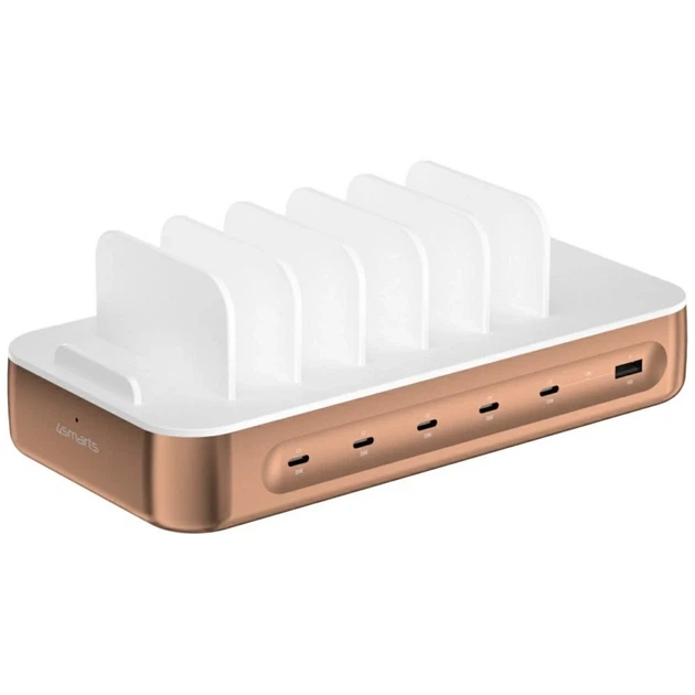 Stacja ładująca 4smarts Team 100 W z zestawem kabli Brown (4252011912704) - obraz 2