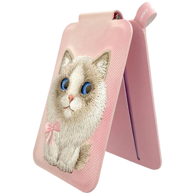 Etui-portfel Nimmy New Big-Eye Cute Pets 2.0 Pink (6971080317712) - obraz 3