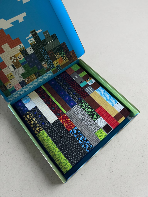 Магнітний конструктор Minecraft 200 кубиків, Магнітні блоки Майнкрафт, набір для дітей, Дитячий конструктор, Подарунок дитині - зображення 8