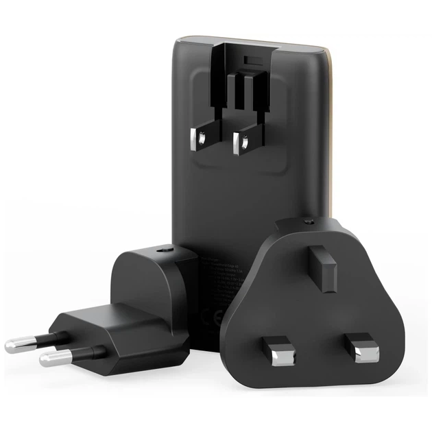 Ładowarka Energea TravelWorld Edge 65W PD/PPS/QC3.0 US/UK/EU Gold (8885020103434) - obraz 3