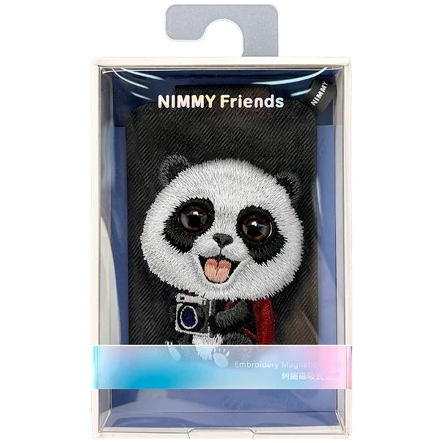 Etui-portfel Nimmy New Big-Eye Cute Pets 2.0 Black (6971080316968) - obraz 7