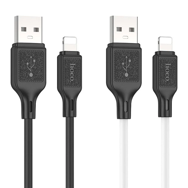 Кабель Hoco X90 USB A to Lightning White (6931474788412) - Фото 3 Кабель Hoco X90 USB A to Lightning White (6931474788412) - изображение 3
