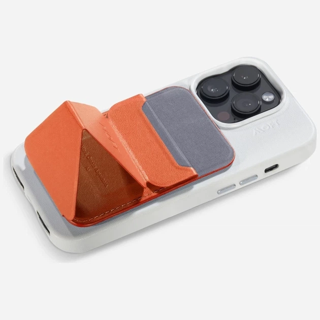 Магнитный кошелёк и подставка для телефона Moft Movas Snap-On MagSafe Sunrise (MS007MP-1-MO-SROG) - изображение 3