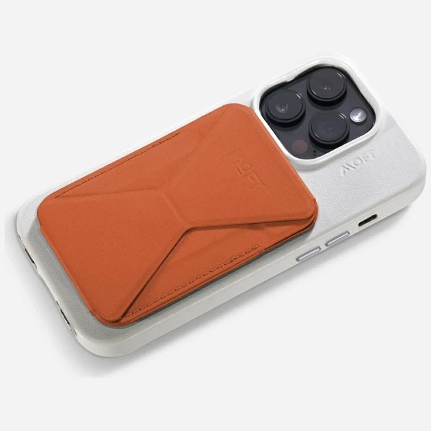 Магнитный кошелёк и подставка для телефона Moft Movas Snap-On MagSafe Sunrise (MS007MP-1-MO-SROG) - изображение 9