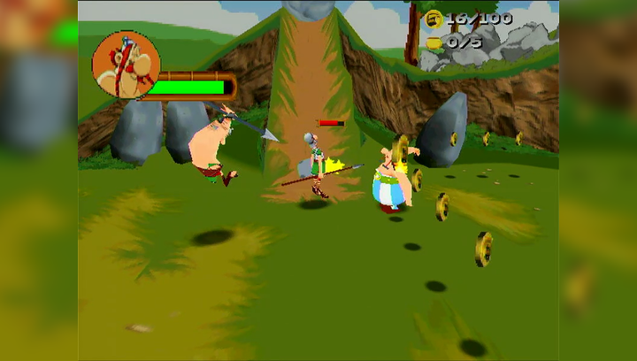 Игра Sony PlayStation 1 Asterix: The Gallic War Europe Английская Версия Б/У - изображение 3