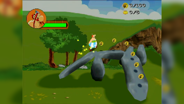 Игра Sony PlayStation 1 Asterix: The Gallic War Europe Английская Версия Б/У - изображение 4