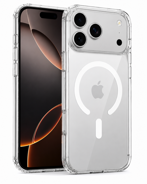 Противоударный чехол для iPhone 17 Pro Прозрачный - изображение 4