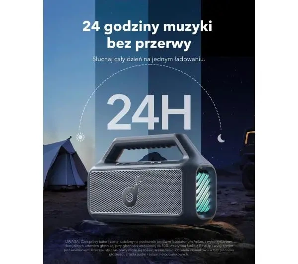 Bluetooth динамік Soundcore Boom 2 80W Синій - изображение 6