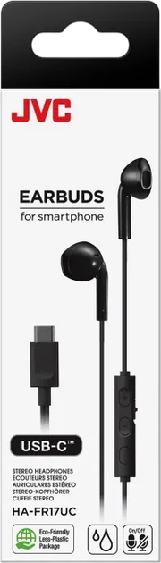 Навушники JVC HA-FR17UC Black (HA-FR17UC-UB) - зображення 3