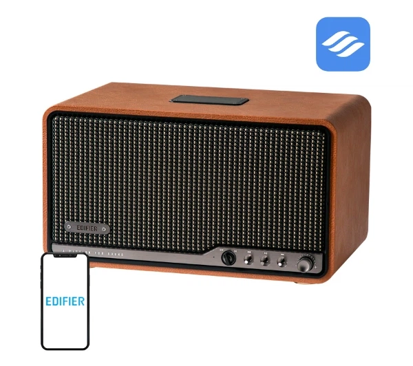 Bluetooth динамік Edifier S300 80W AirPlay Коричневий - изображение 2