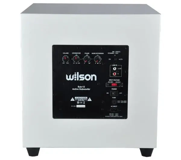 Сабвуфер Wilson SUB-12 Активний 250W Білий глянець - Фото 5 Сабвуфер Wilson SUB-12 Активний 250W Білий глянець - изображение 5