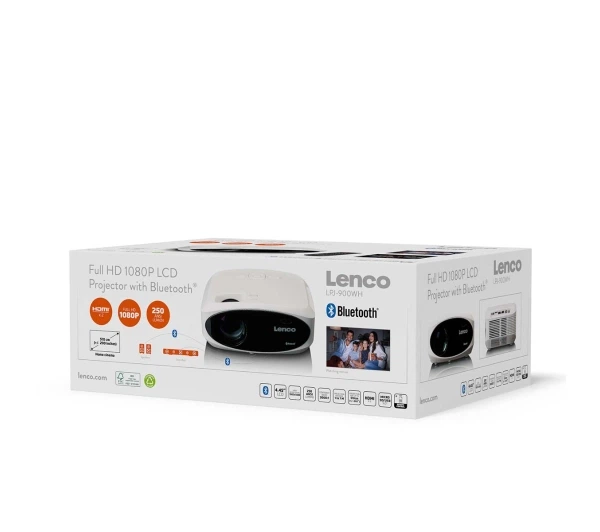 Проектор Lenco LPJ-900WH Full HD - Фото 5 Проектор Lenco LPJ-900WH Full HD - изображение 5