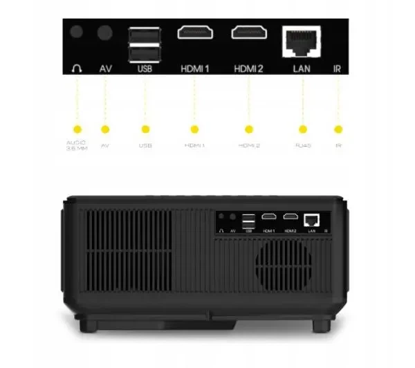 Проектор Overmax Multipic 6.1 LED Full HD Android Wi-Fi Bluetooth - изображение 2