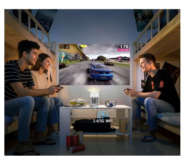 Проектор HP MC400 HD Smart LED Bluetooth Wi-Fi Білий - зображення 10