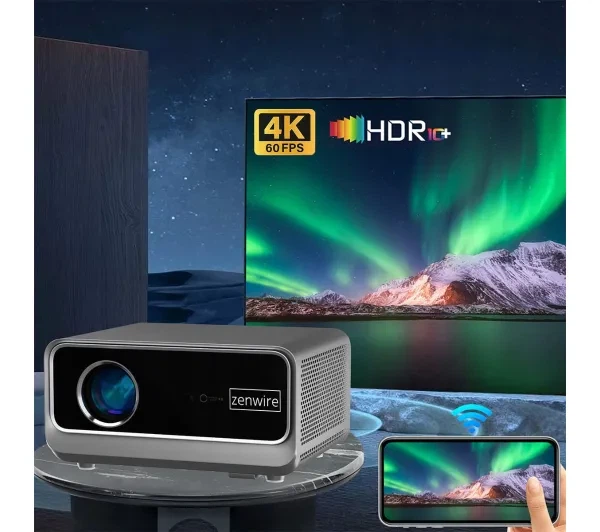 Проектор Zenwire G60 LED Full HD Android TV Wi-Fi Bluetooth - Фото 8 Проектор Zenwire G60 LED Full HD Android TV Wi-Fi Bluetooth - изображение 8