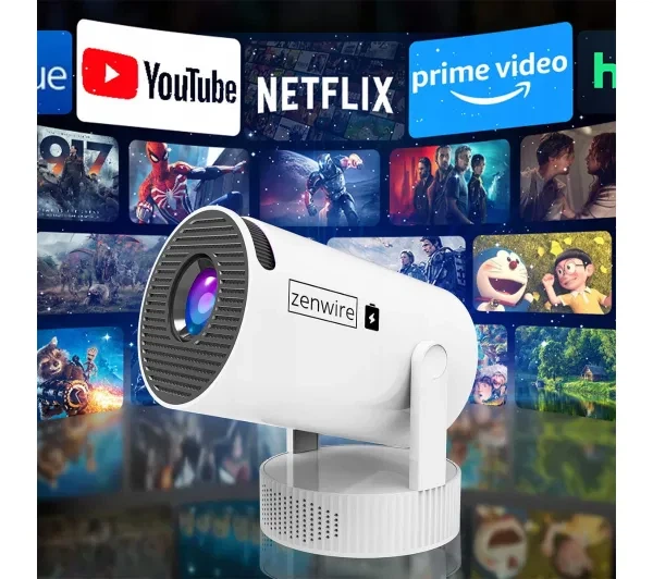 Проектор Zenwire K400 LED XGA Android TV Wi-Fi Bluetooth - изображение 2