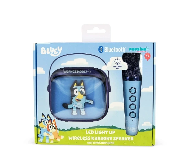 Мікрофон з динаміком Bluetooth OTL Technologies Bluey 5W Світло-блакитний - Фото 3 Мікрофон з динаміком Bluetooth OTL Technologies Bluey 5W Світло-блакитний - изображение 3
