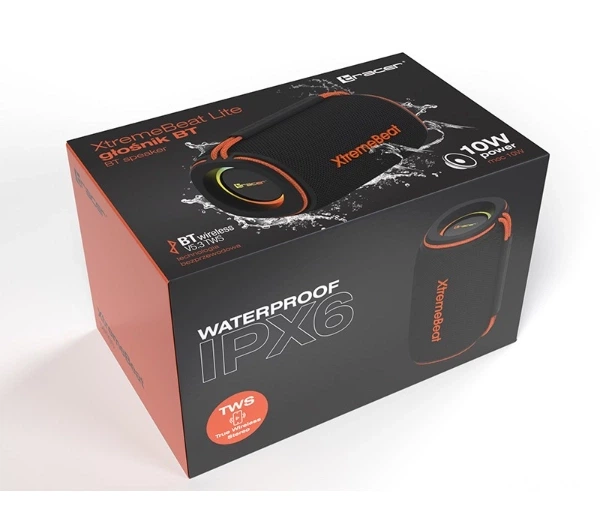 Bluetooth-колонка Tracer XtremeBeat Lite 10W Чорна - Фото 4 Bluetooth-колонка Tracer XtremeBeat Lite 10W Чорна - изображение 4
