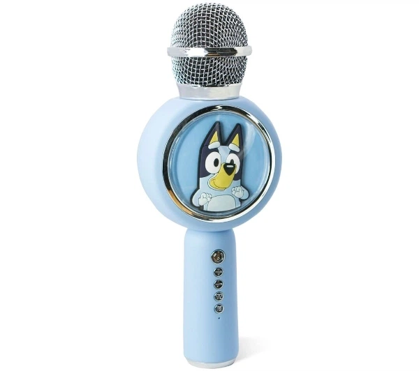 Мікрофон з динаміком Bluetooth OTL Technologies Bluey PopSing LED Light Up Wireless Karaoke 5W Яскраво-блакитний - изображение 8