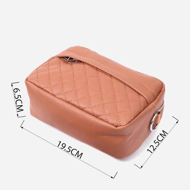 Сумка кросс боди через плечо женская Vintage leather-22795 Рыжяя - Фото 5 Сумка кросс боди через плечо женская Vintage leather-22795 Рыжяя - изображение 5