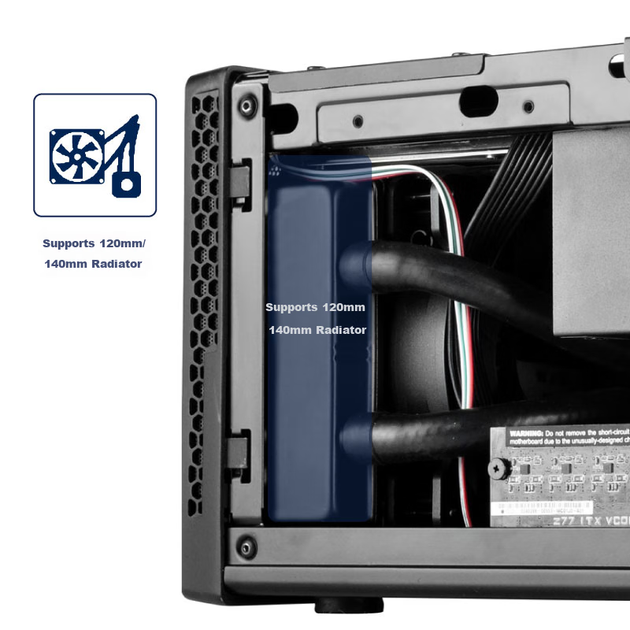 Корпус Silverstone SG13B ITX - Фото 5 Корпус Silverstone SG13B ITX - зображення 5