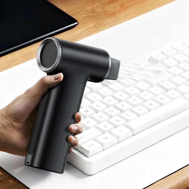 Турбо вентилятор ACEFAST YF4 powerful handheld fan with digital display Black - Фото 8 Турбо вентилятор ACEFAST YF4 powerful handheld fan with digital display Black - изображение 8