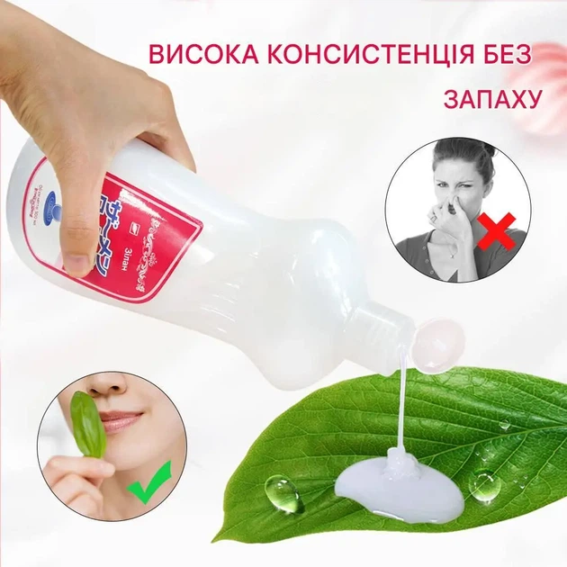 Інтимне гель мастило з імітацією текстури чоловічої сперми лубрикант сперма SEMEN LUBRICANT 500 мл - зображення 4