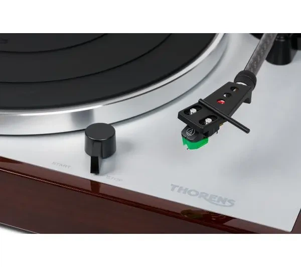 Грамофон Thorens TD 402 DD Автоматичний Прямий привід Передпідсилювач Коричневий блискучий - зображення 7