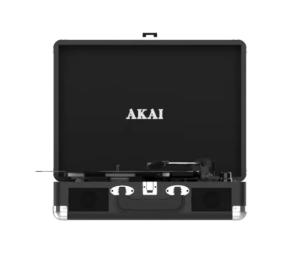 Програвач вінілових дисків AKAI ATT-18BT Манельний Прямий Привід Bluetooth Чорний - зображення 2