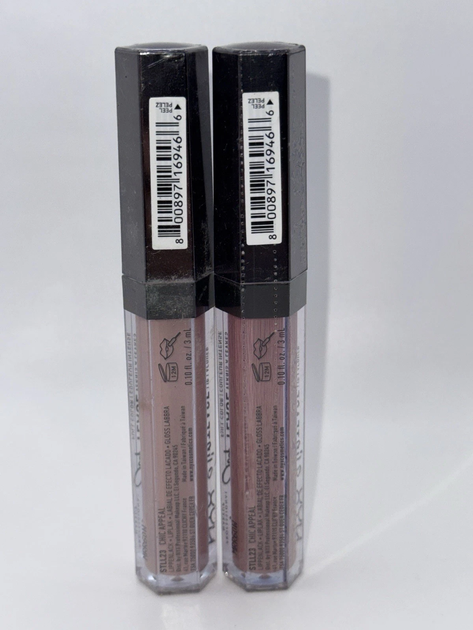Жидкая помада с лаковым финишем NYX Professional Makeup Slip Tease Full Lip Lacquer тон Chic Appeal STLL23 - изображение 4