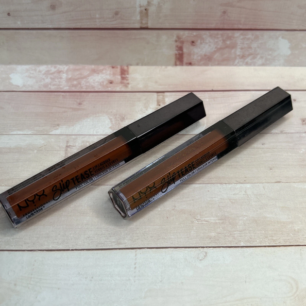 Жидкая помада с лаковым финишем NYX Professional Makeup Slip Tease Full Lip Lacquer тон Camel STLL18 - изображение 4