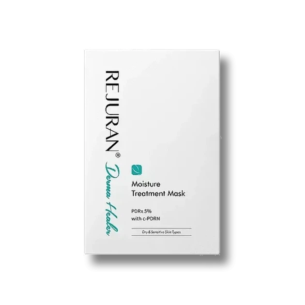 Тканинна маска для обличчя зволожуюча Rejuran Derma Healer Moisture Treatment Mask 23ml - Фото 4 Тканинна маска для обличчя зволожуюча Rejuran Derma Healer Moisture Treatment Mask 23ml - зображення 4