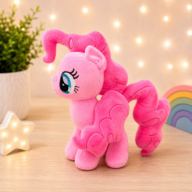 М'яка іграшка Поні Пінкі Пай (Pinkie Pie) 30 см — плюшева іграшка My Little Pony для дітей - Фото 1 М'яка іграшка Поні Пінкі Пай (Pinkie Pie) 30 см — плюшева іграшка My Little Pony для дітей - зображення 1