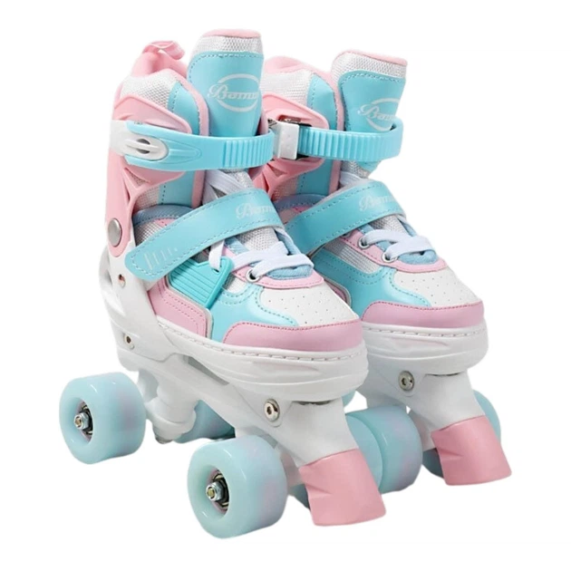 Ролики раздвижные Best Roller 7704-17 S размер 31-34, колёса PU 4,5 см со светом, в сумке, для детей от 6 лет - изображение 2
