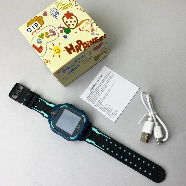 Детские смарт часы Smart Watch Q19 с GPS и камерой 1.44 дюйма Розовые - изображение 2