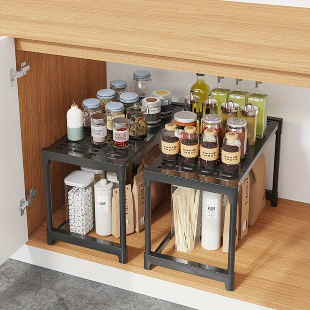 Кухонная полка для микроволновки 80 × 35 × 8 см - Фото 3 Кухонная полка для микроволновки 80 × 35 × 8 см - изображение 3