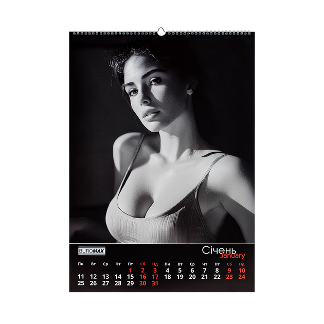 Календарь настенный на 2027 год А2 (420х594 мм) 1 пружина Women (BM.210653) - изображение 2