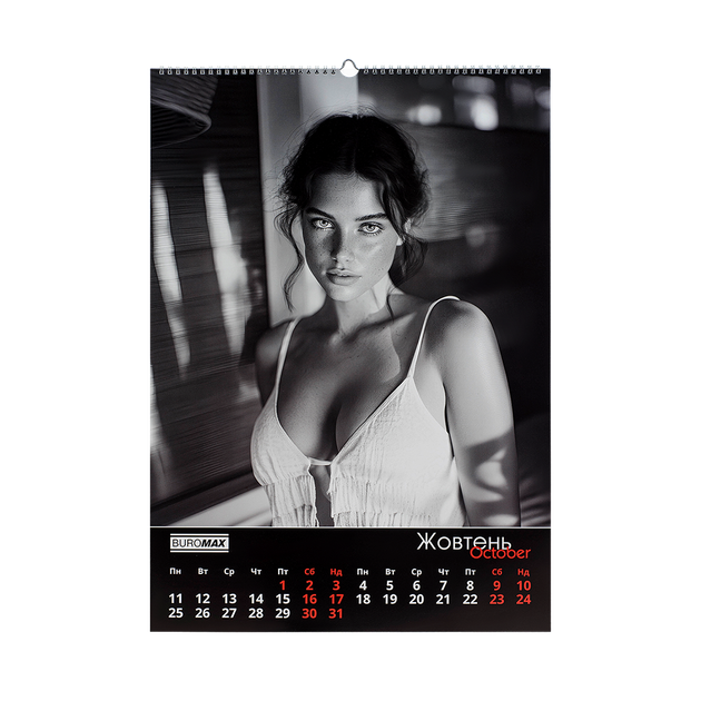 Календарь настенный на 2027 год А2 (420х594 мм) 1 пружина Women (BM.210653) - изображение 11