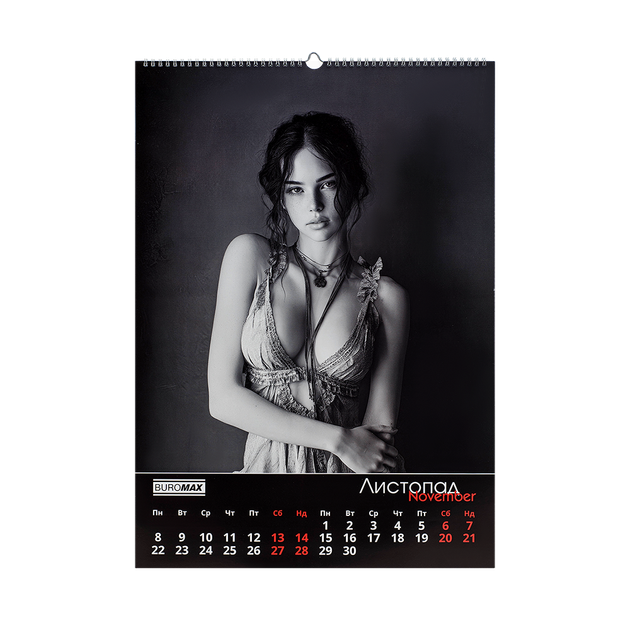 Календарь настенный на 2027 год А2 (420х594 мм) 1 пружина Women (BM.210653) - изображение 12
