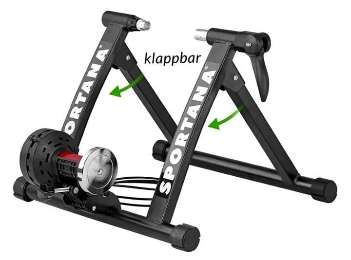 Магнитный тренажер 150 кг для дома складной черный Sportana HM-0564 - Фото 7 Магнитный тренажер 150 кг для дома складной черный Sportana HM-0564 - изображение 7